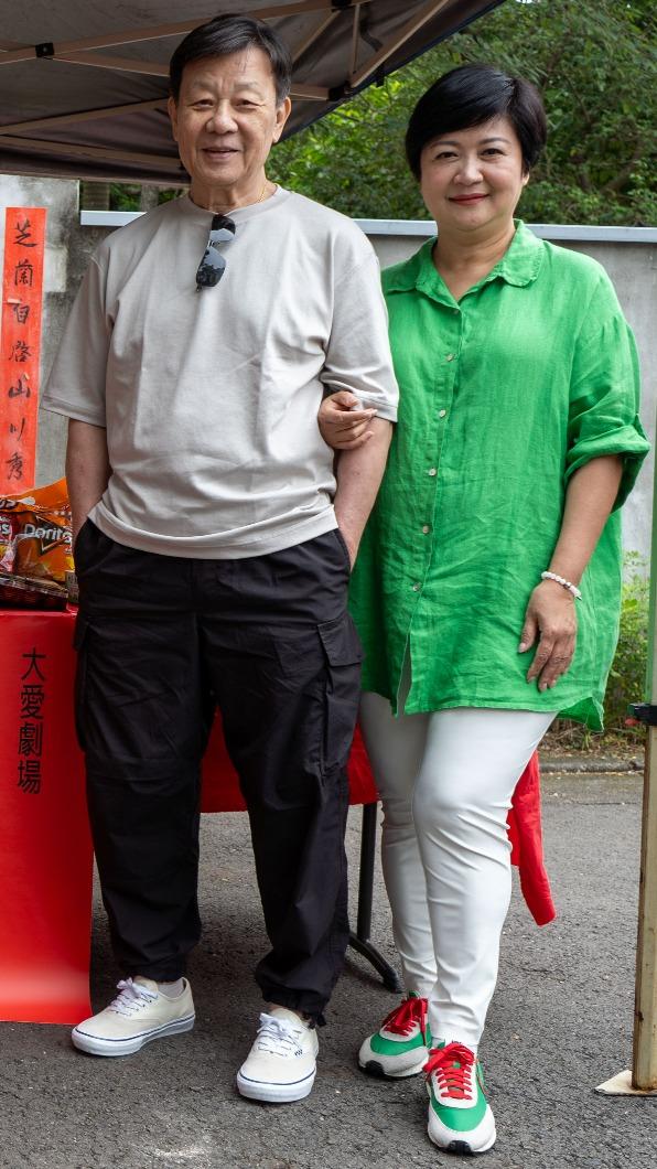 寇世勳、崔佩儀劇中飾演曹汶龍夫妻檔。(圖/大愛提供)