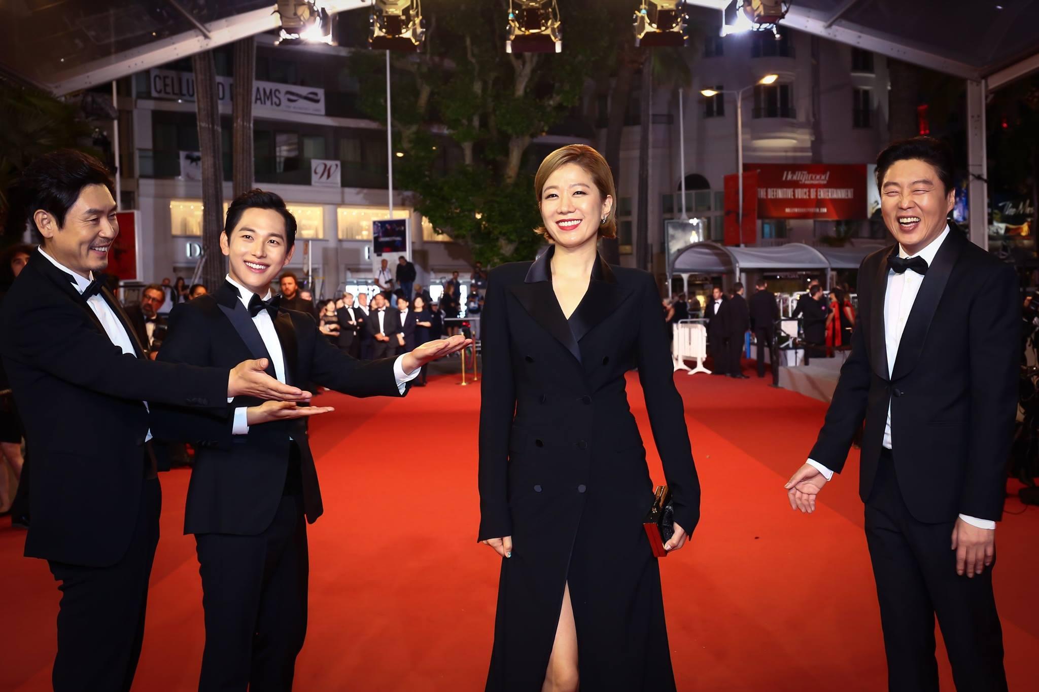 田慧振曾走坎城影展紅毯,演技實力不俗。(圖/翻攝自HODU&U娛樂FB)