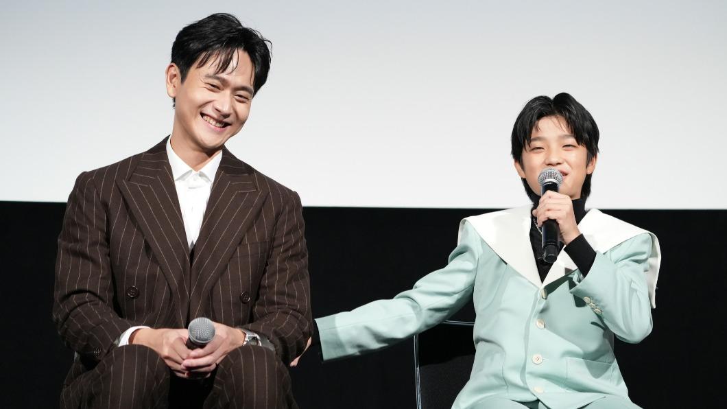 《老狐狸》的劉冠廷(左)和白潤音出席東京影展首映。。(圖/東京國際影展提供)