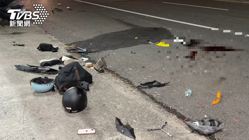 下班騎車300米遇劫!車殼炸飛車道 醫院保全斷魂