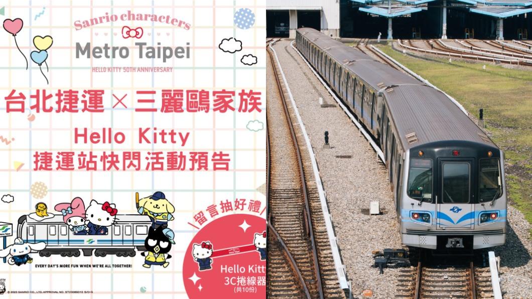 「無嘴貓」出沒北捷!18款聯名周邊超好買 彩繪列車別錯過