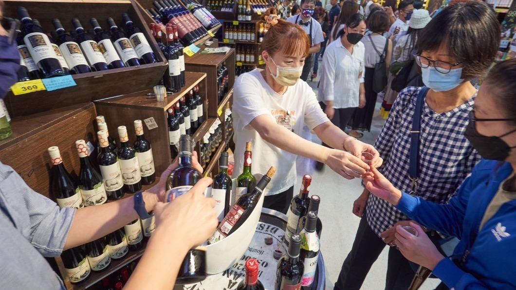 Ｗine Fair秋季酒展現場提供試飲。（圖／業者提供）