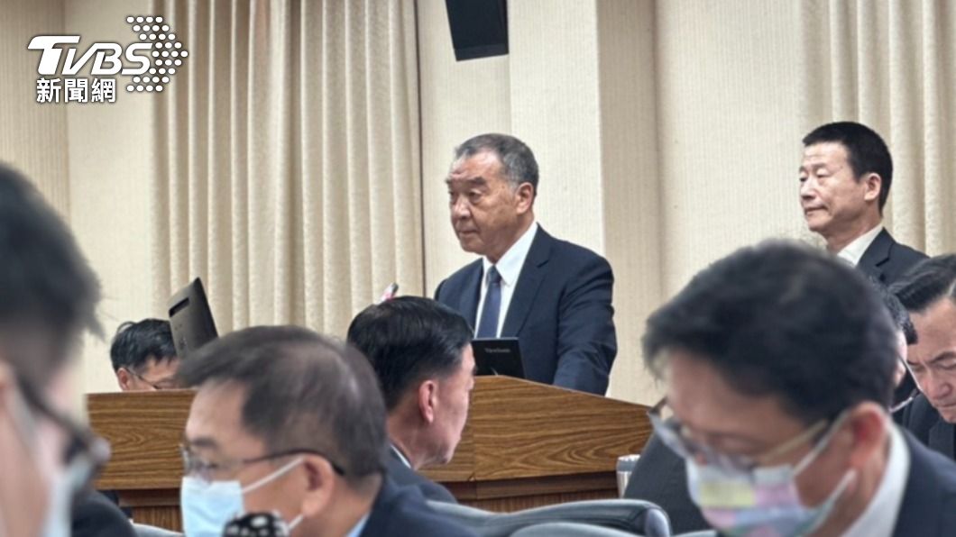 國防部長邱國正。(圖/林至柔攝)