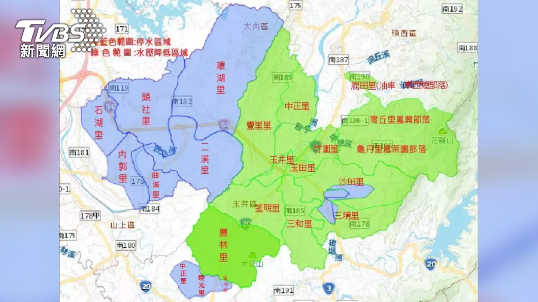 台水將進行自來水管線改接工程,預計降壓供水及停水施工19小時。(圖/台水公司六區處提供)