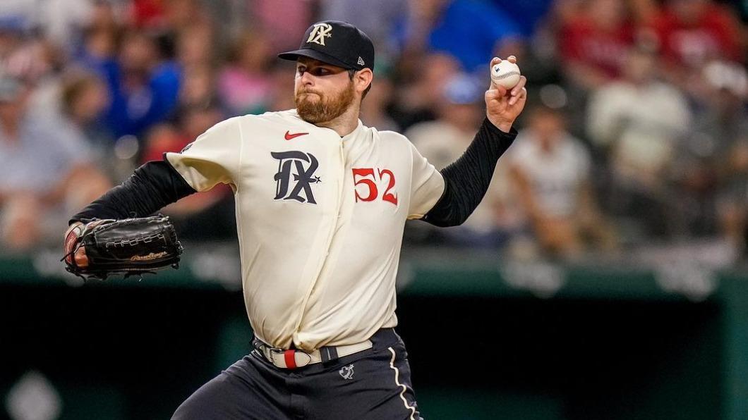 Montgomery來到遊騎兵後無論在例行賽、季後賽都繳出好表現。(圖/翻攝自Texas Rangers Instagram)