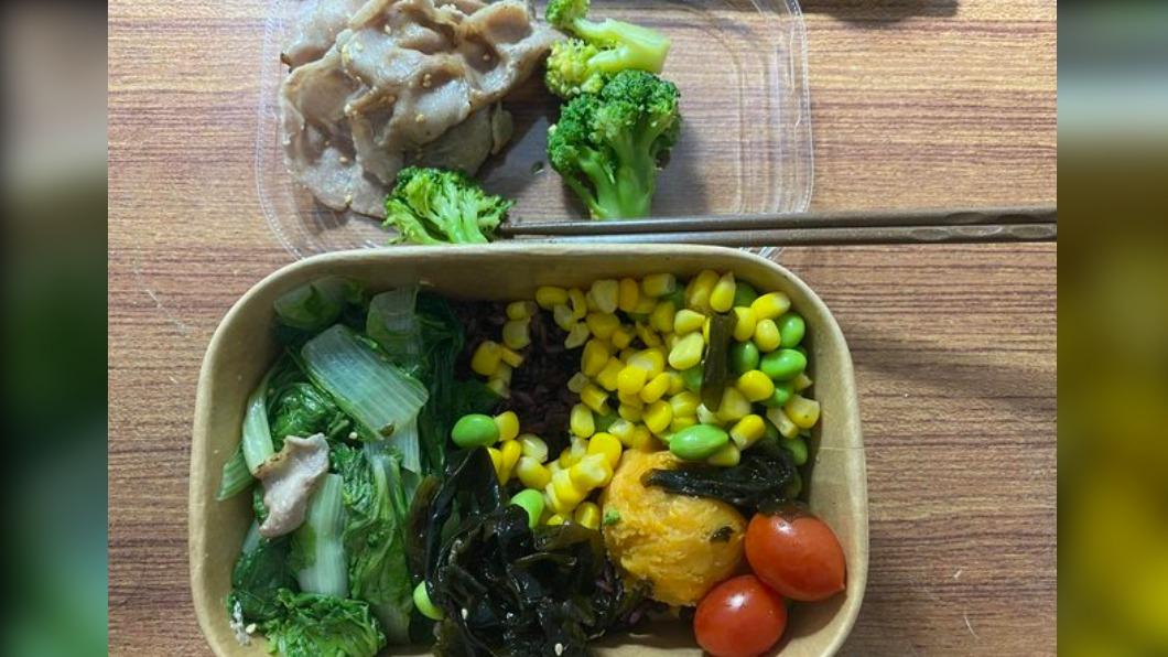 健康餐盒菜色。(圖/翻攝自PTT)