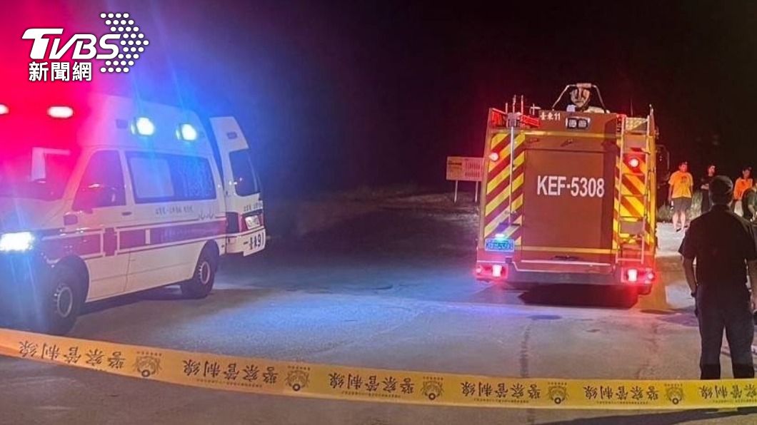 警消到場後發現溺水男子已死亡。(圖/TVBS)