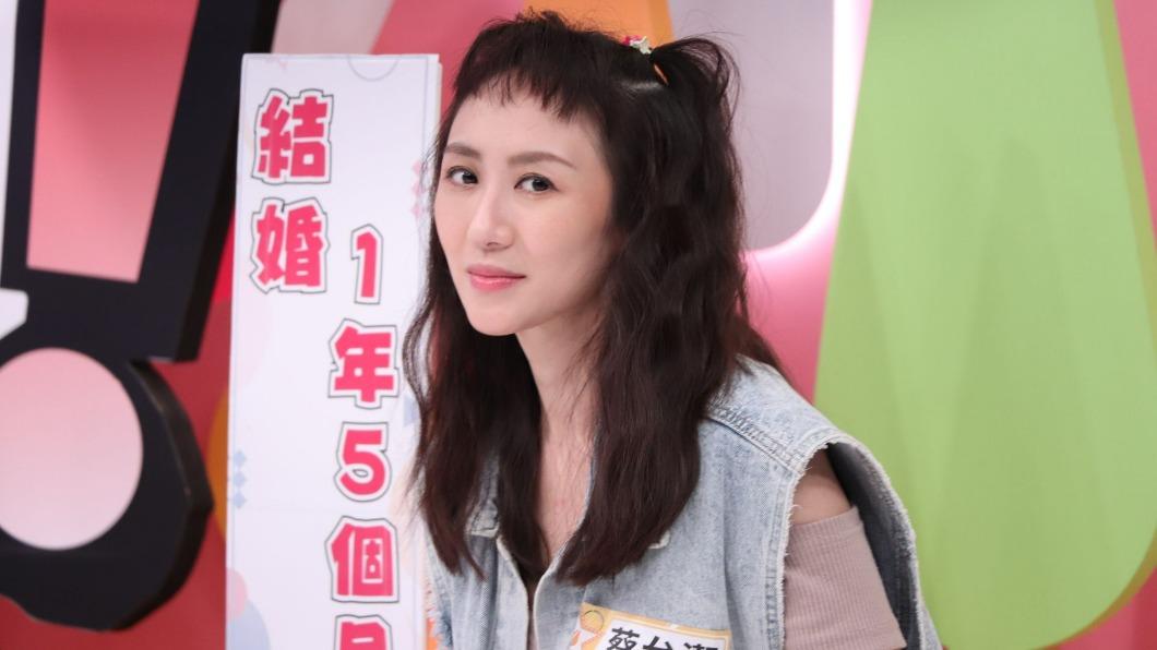 蔡允潔在節目中談及跟老公的爭執。(圖/中天提供)