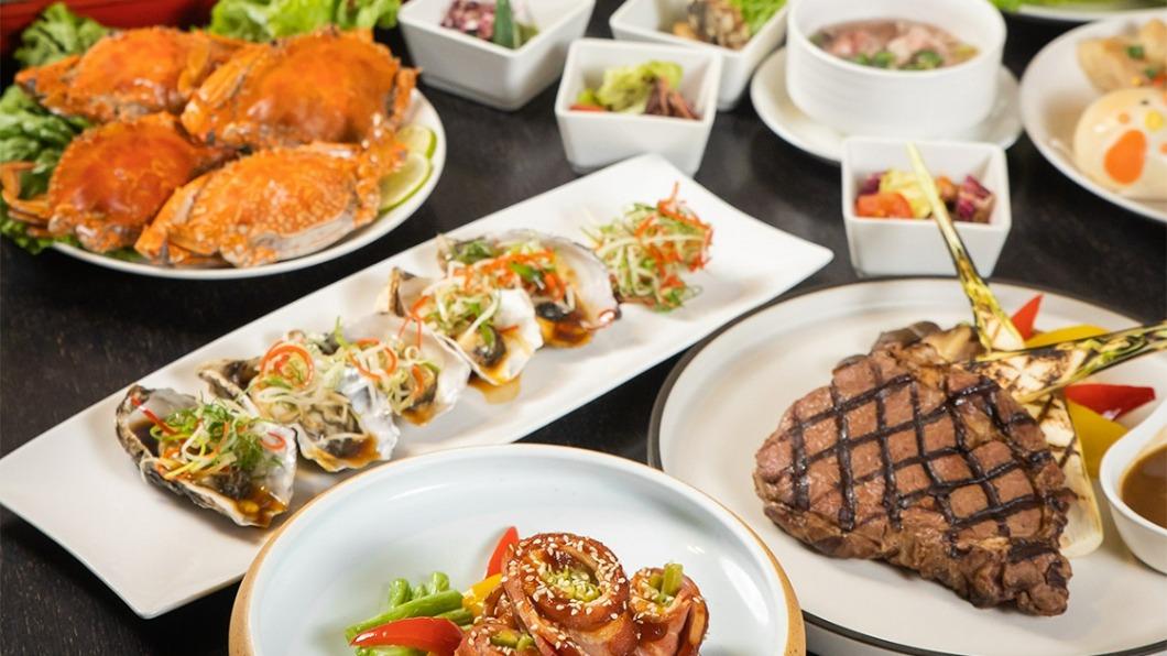 台北凱達 百宴自助餐 美饌情境。(圖/業者提供)