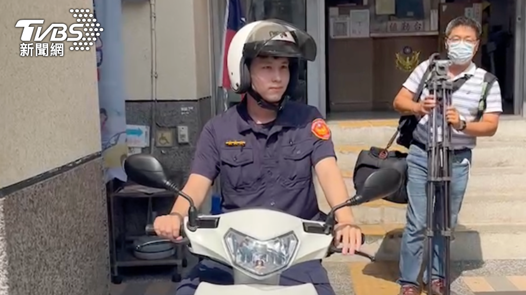 「鄰家男孩」員警林致江。(圖/TVBS)