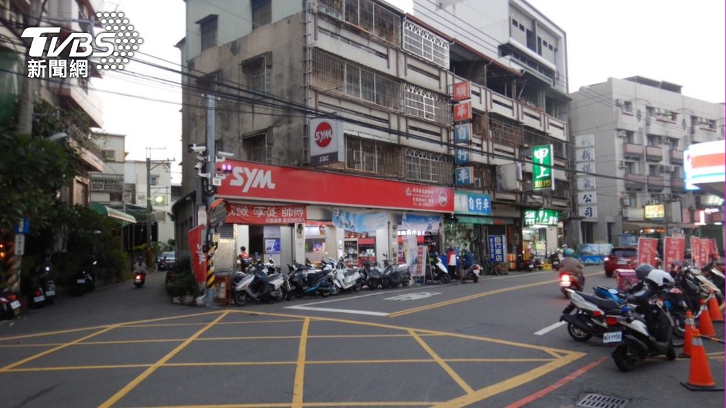 事故路口街景圖。(圖/TVBS)