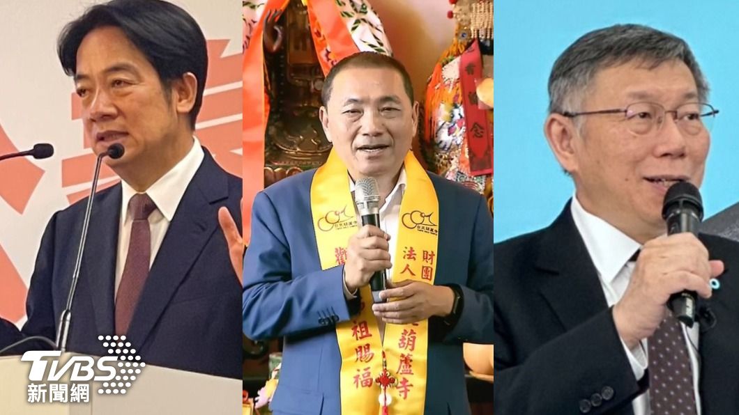 民調/藍白會後差距拉大!侯友宜支持度上升 柯文哲跌2.1%