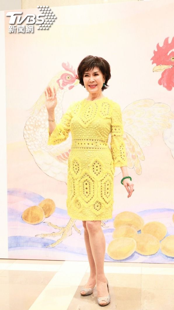 白嘉莉亮麗出席記者會。(圖/趙世平攝)