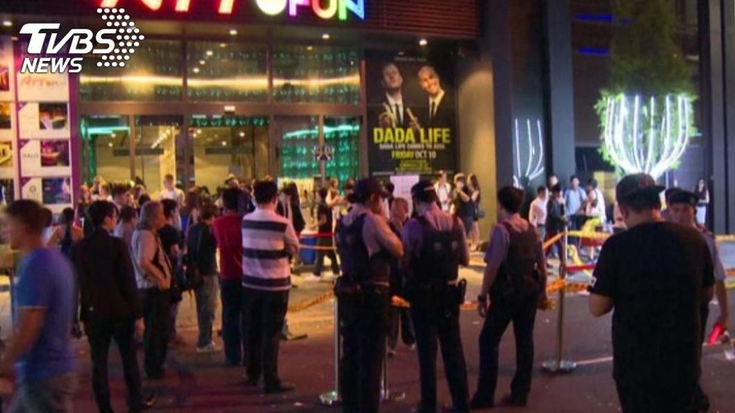 夜店殺警案現場。(圖/TVBS資料畫面)