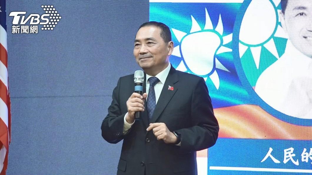 國民黨總統參選人侯友宜。（圖／TVBS）