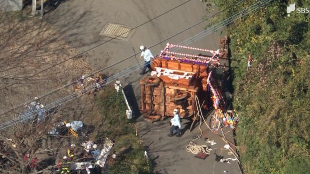 日本神社祭典致命事故!山車下坡翻覆重摔 釀1死18傷