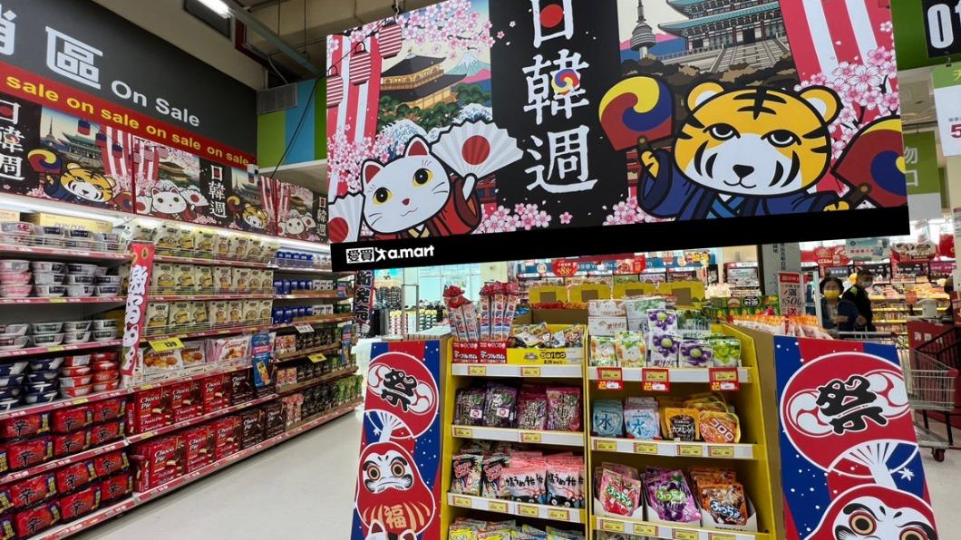 賣場推出百款日韓商品優惠。(圖/業者提供)