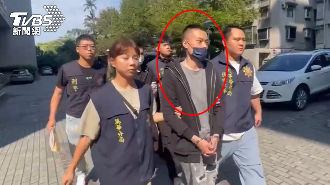洪姓分會長和6名小弟被移送。(圖/TVBS)