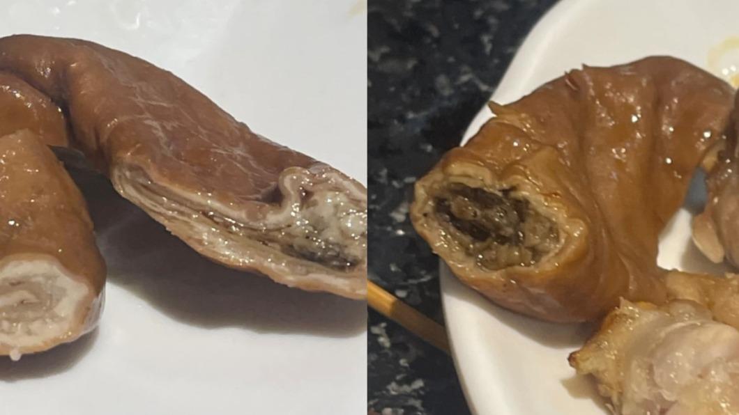 滷大腸「內餡是什麼」成為陸網熱議話題之一。（圖／翻攝自小紅書）
