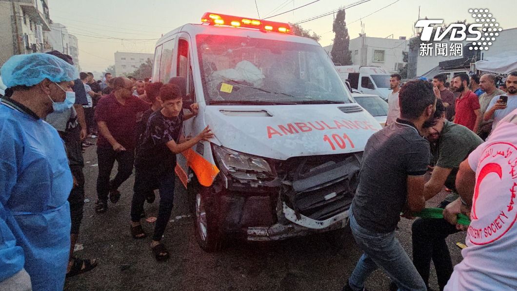 加薩救護車隊遭以色列空襲 導致多人死亡