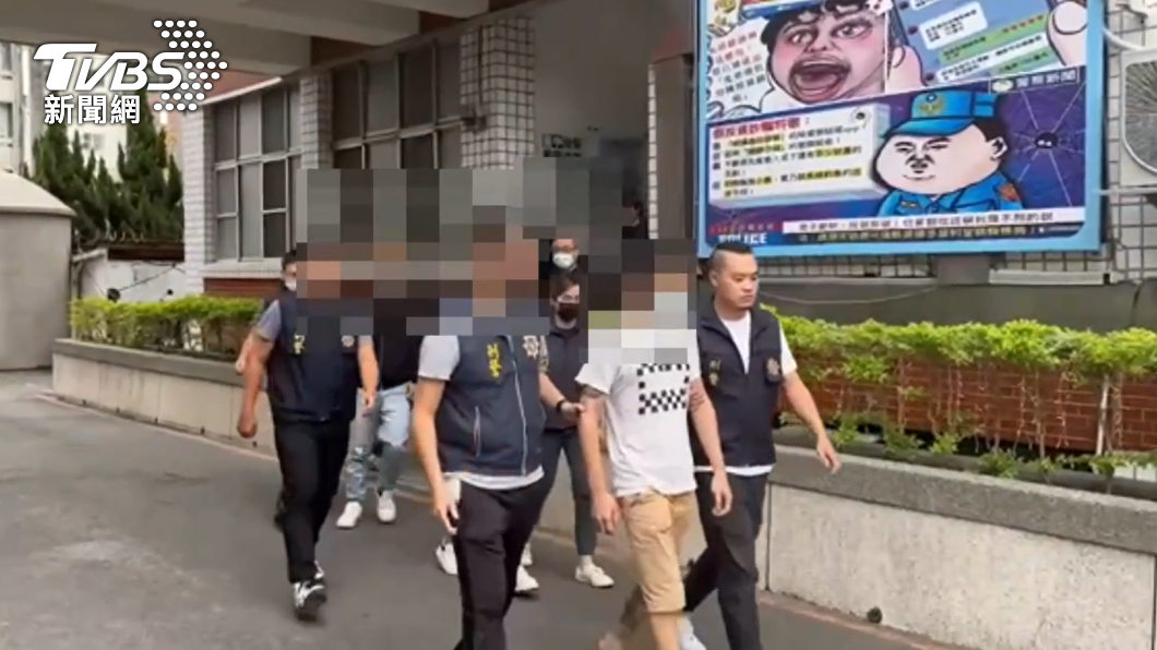 林男和小弟們都被拘提到案。(圖/TVBS)