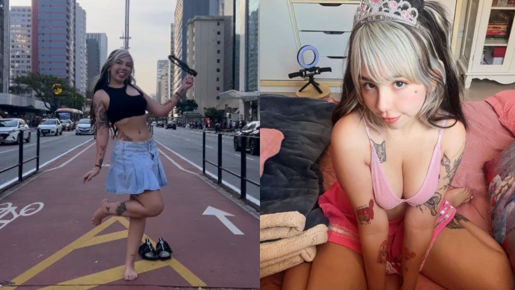 為寵粉!21歲網美挑戰街頭「當眾脫小丁」 網轟:不自愛