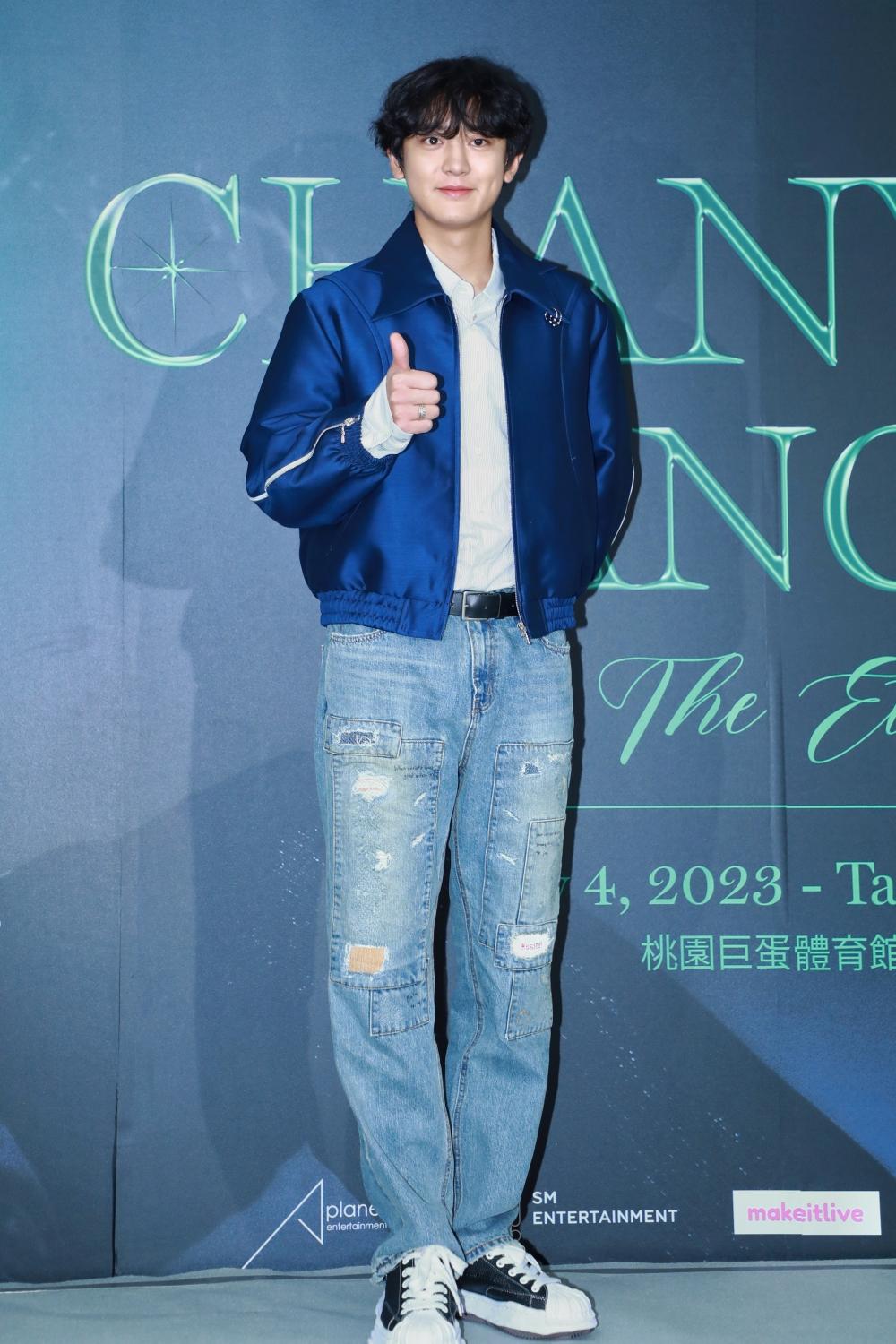 燦烈感謝媒體、粉絲們到來,希望大家好好享受晚間演出。(圖/COME ON JKSSP提供)