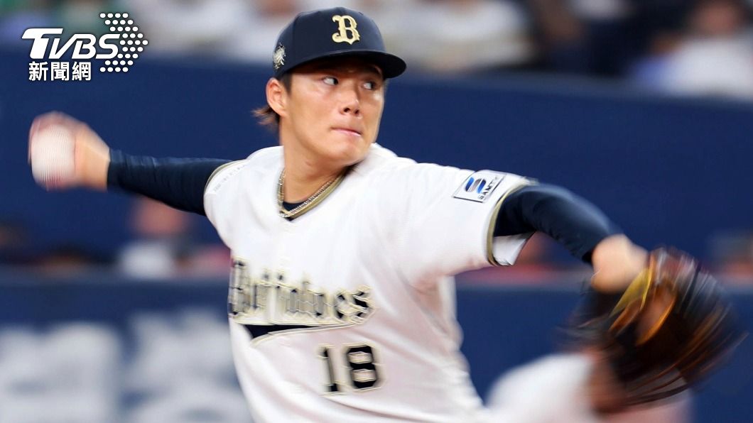 山本由伸9局好投送出14K，被敲9次安打、包含1支全壘打；有1分責失分。（圖／達志影像美聯社）