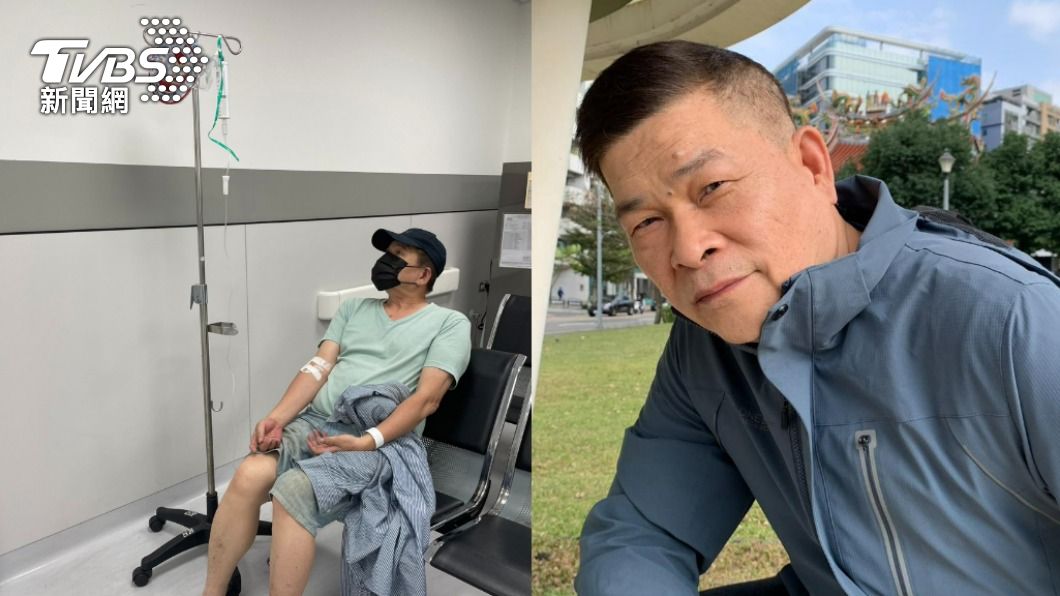 獨/67歲澎恰恰高雄外景「登台10分鐘病倒了」 急診治療憔悴病容曝