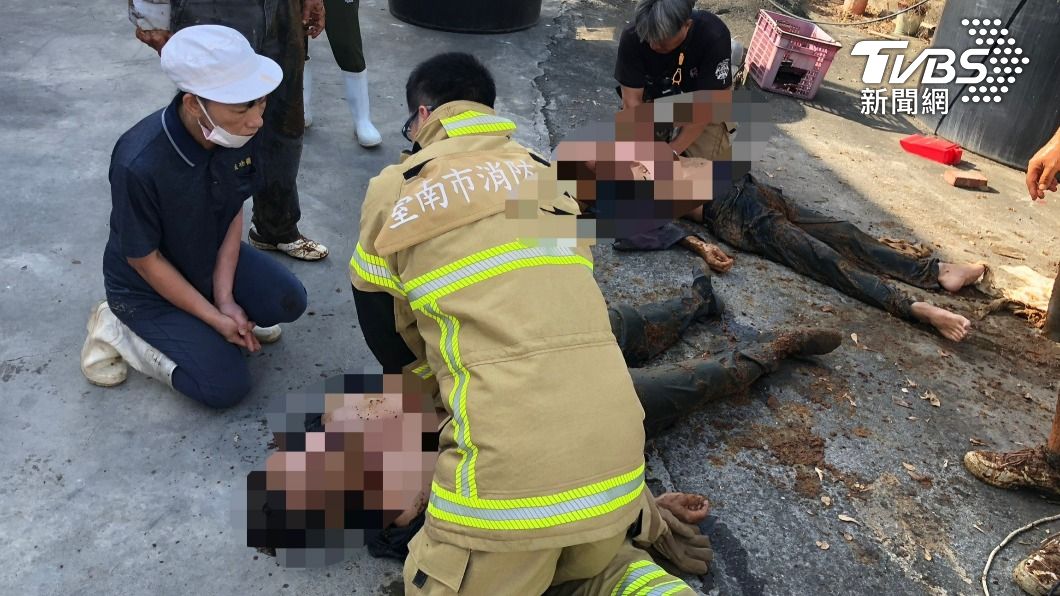 快訊/台南工廠傳意外!3工人掉落醬油槽命危搶救中