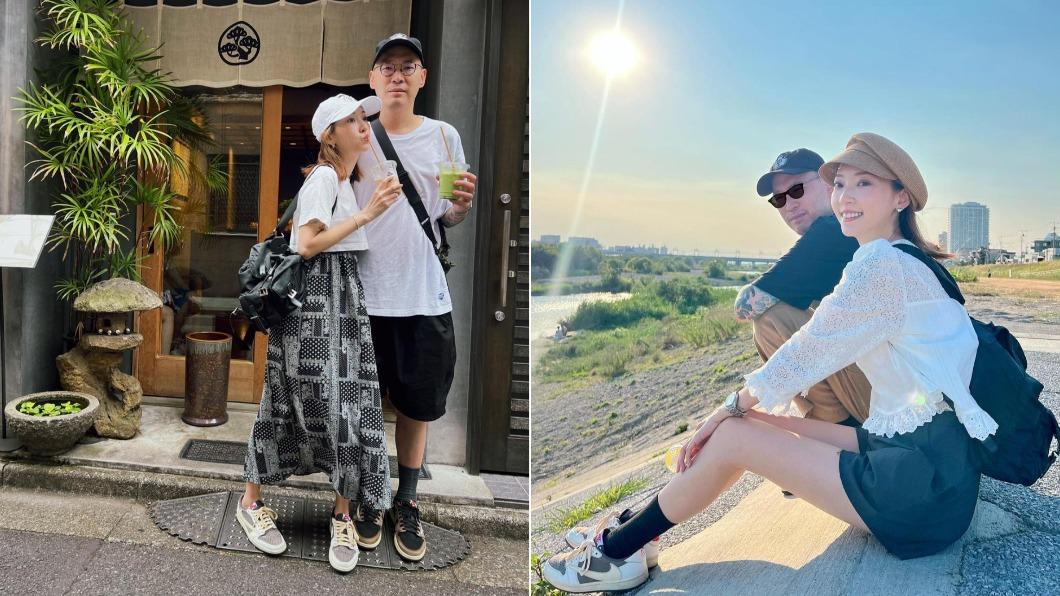 翁馨儀、張少懷育有1子1女,家庭幸福。(圖/翻攝自翁馨儀臉書)