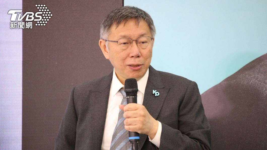 民眾黨總統參選人柯文哲。(圖/林至柔攝)