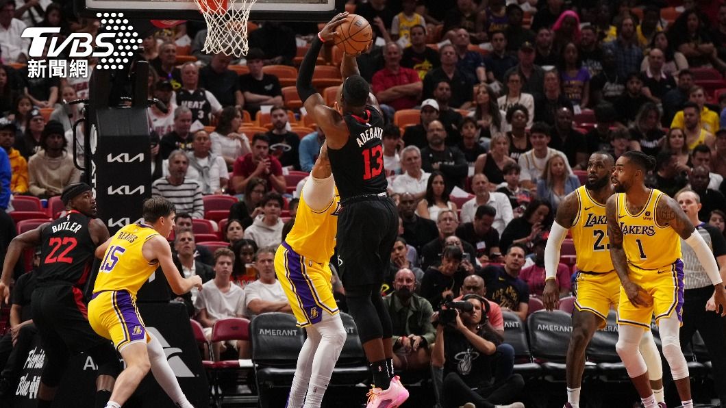 NBA/阿德巴約締隊史新猷!熱火力退湖人 AD半場傷退掀隱憂