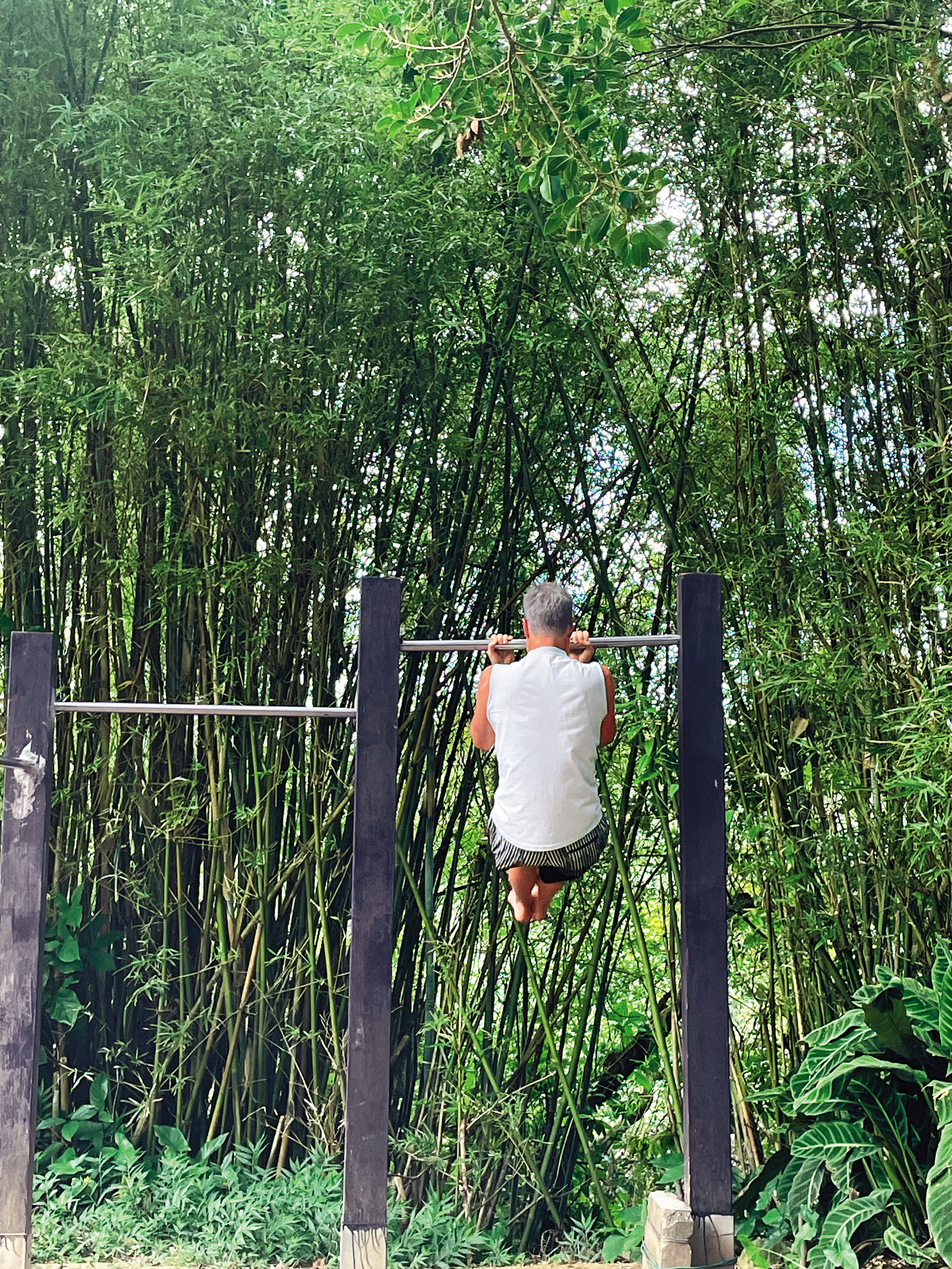 夏克立積極鍛鍊身心，展現邁向下個人生階段的態度。（圖／鏡週刊）