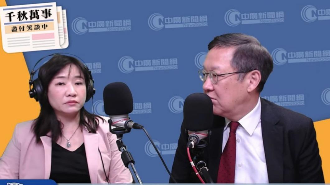 王淺秋(圖左)證實韓確實有被邀當副手。(圖/翻攝自中廣新聞網YT)