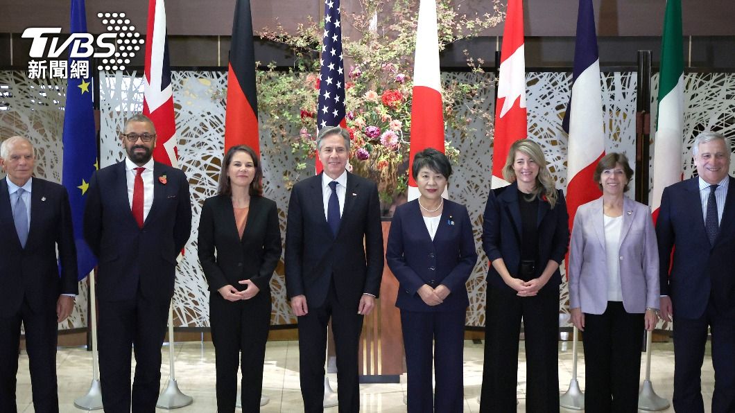 G7外長討論烏克蘭及中國等議題　稍晚擬發共同聲明