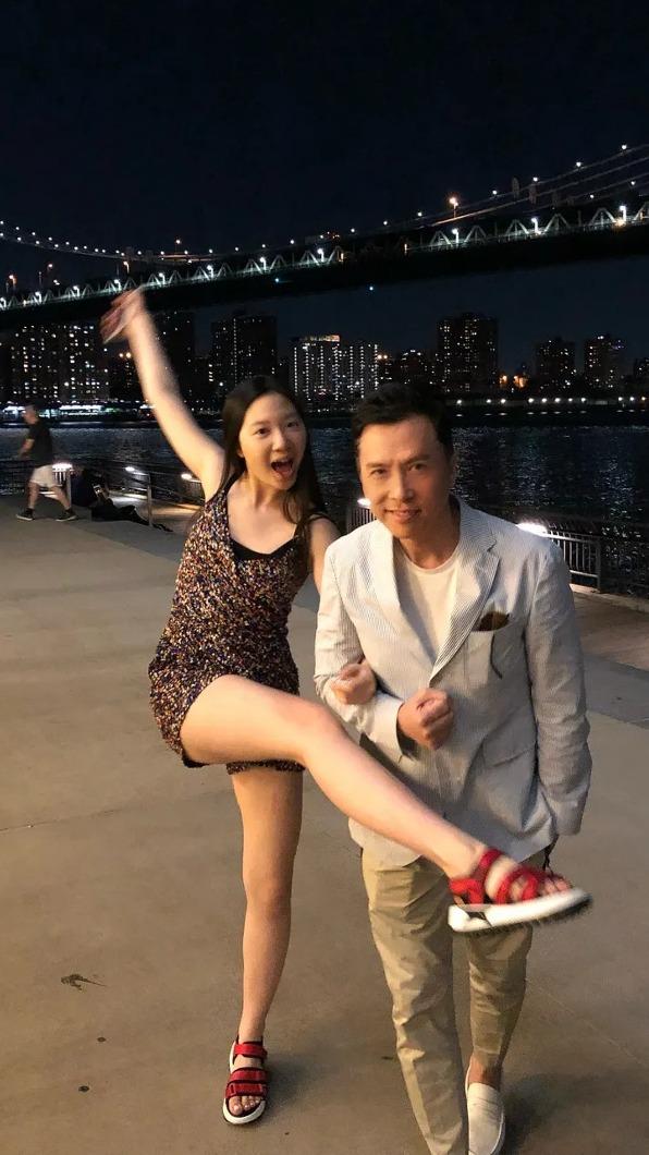 甄濟如與爸爸甄子丹感情超好。（圖／翻攝自甄濟如IG）