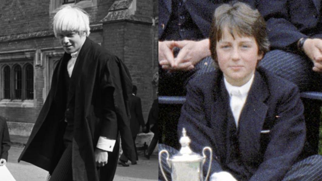 強森(Boris Johnson)、卡麥隆(David Cameron)等20多位英國首相都畢業於「伊頓公學」。(圖/翻攝自 《BBC》、《每日郵報》)