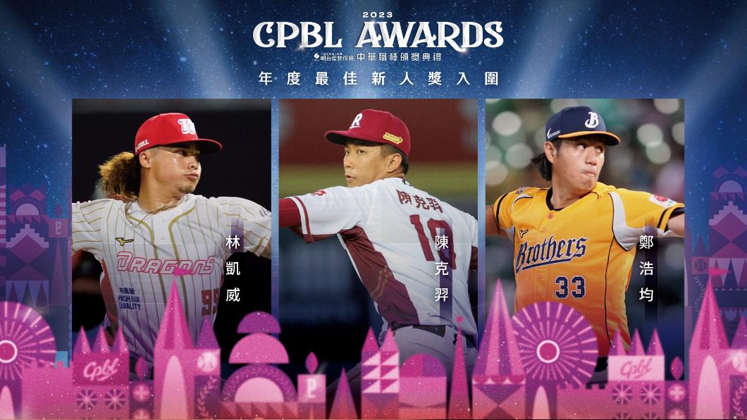 中職年度最佳新人獎入圍。(圖/中職提供)