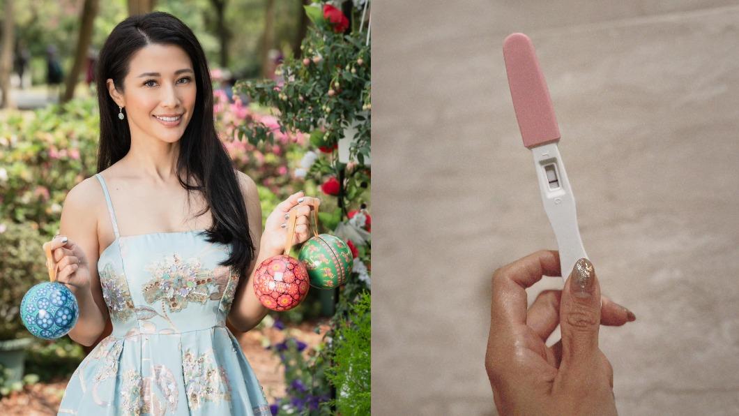 李蒨蓉驗孕完生理期接著報到，讓她鬆了一口氣。（圖／翻攝自李蒨蓉臉書）