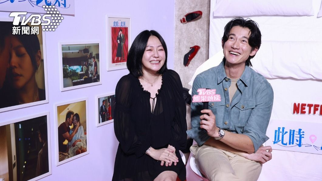 小S(左)、吳慷仁首度在戲劇上合作,默契十足。(圖/黃城碩攝)
