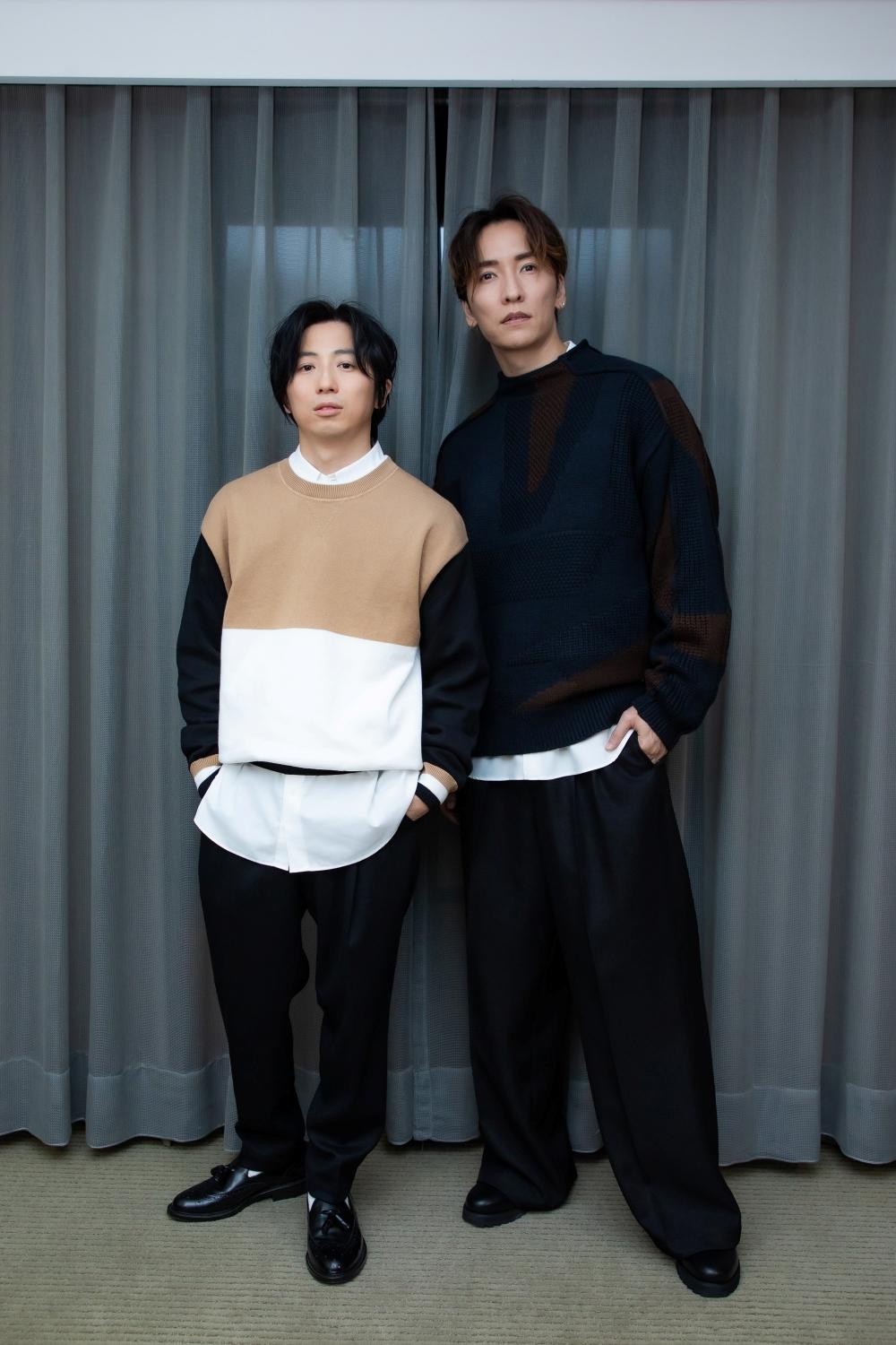 w-inds.先學了「要確定捏」,準備在明天演唱會上跟粉絲互動。(圖/G-MUSIC、SYL TW提供)