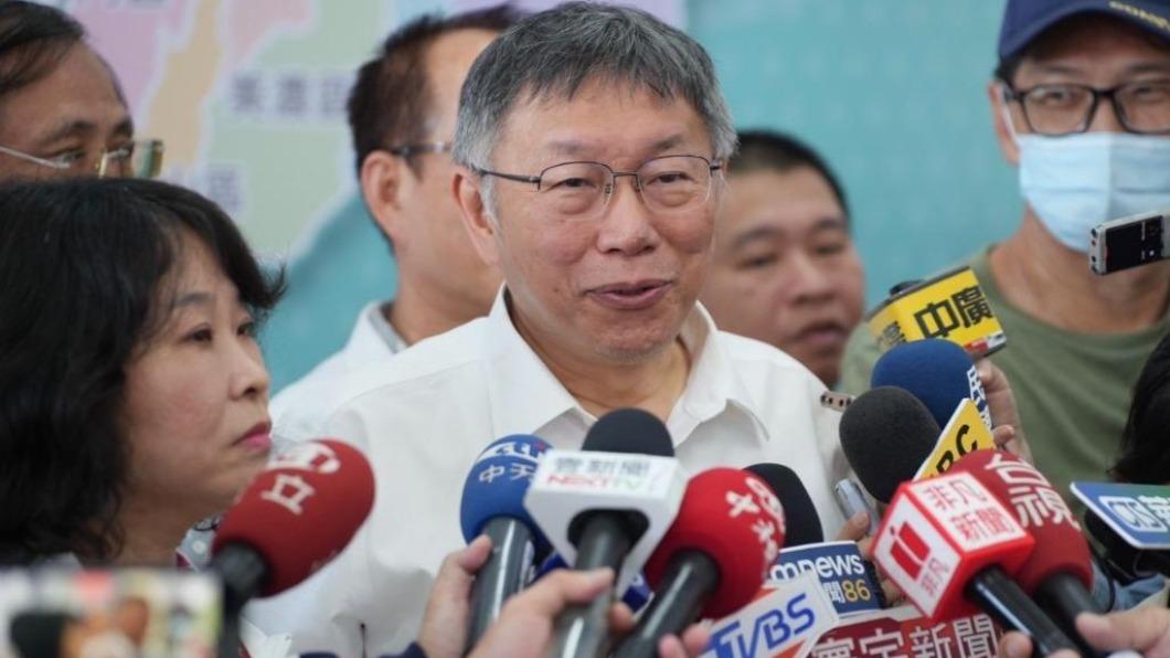 民眾黨總統參選人柯文哲。(圖/民眾黨提供)