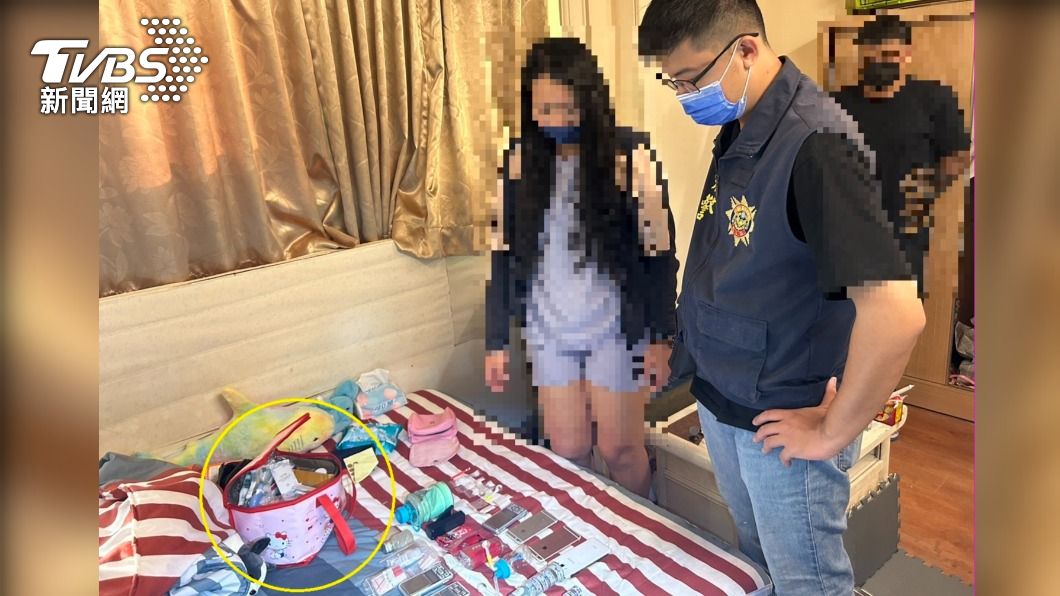 Hello Kitty包全是毒 辣腿長髮女竟是毒工廠首腦