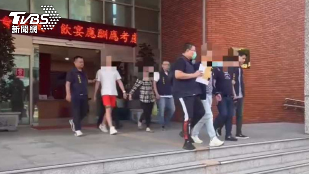 相關滋事分子遭警方逮捕。(圖/TVBS)