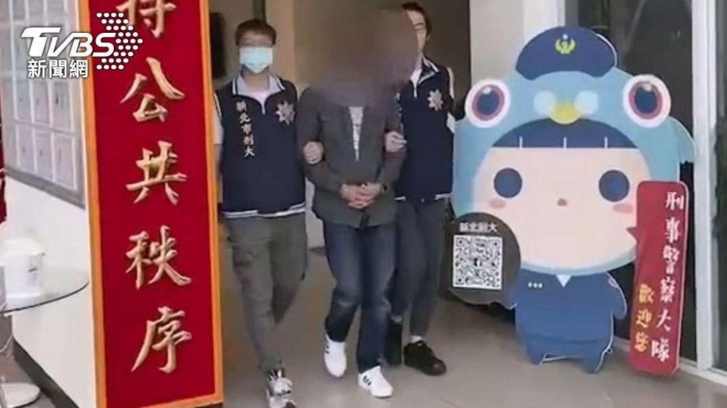 陳嫌遭警方送辦。(圖/TVBS)