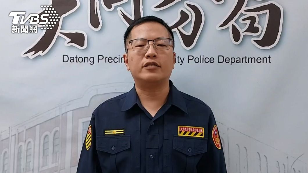 轄區警方說明。(圖/TVBS)