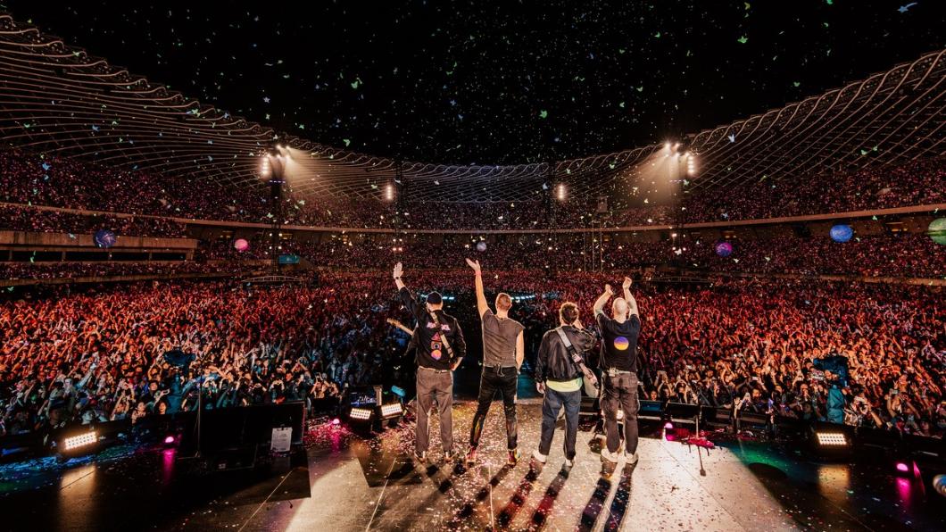 Coldplay高雄開唱。(圖/Live Nation Taiwan提供)