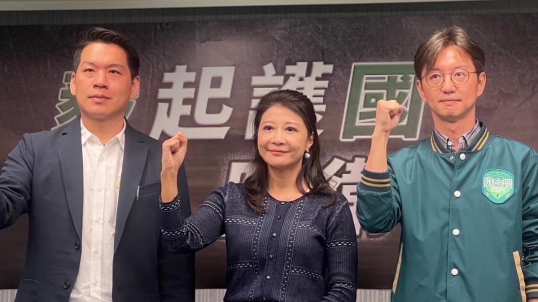 民進黨發言人林楚茵（圖中）。（圖／民進黨提供）