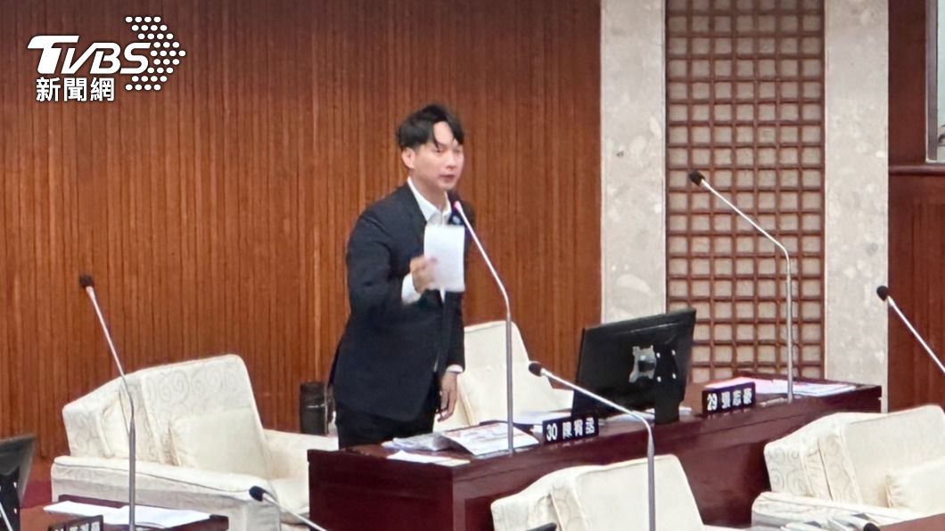民眾黨北市議員陳宥丞。(圖/林至柔攝)
